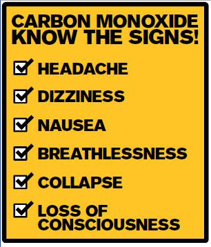 symptoms of carbon monoxide poisoning