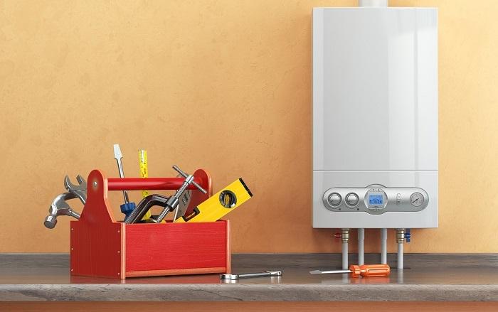 Gas boiler servicing