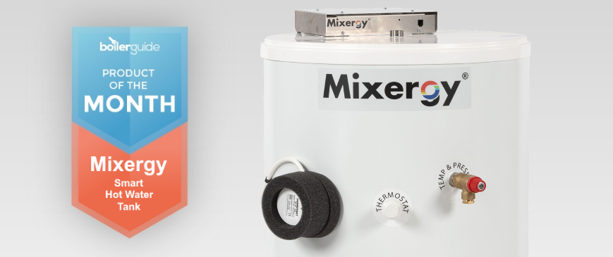 Mixergy smart water tank is Boiler Guide's product of the month