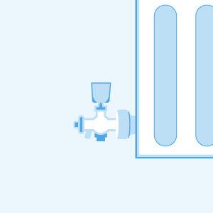 Find the drainage valve in the bottom corner of the lowest radiator in your home (it could also be outside)