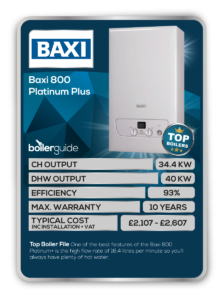 Baxi 800 Platinum Plus