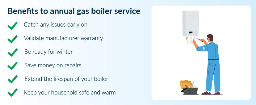benefits to an annual gas boiler service