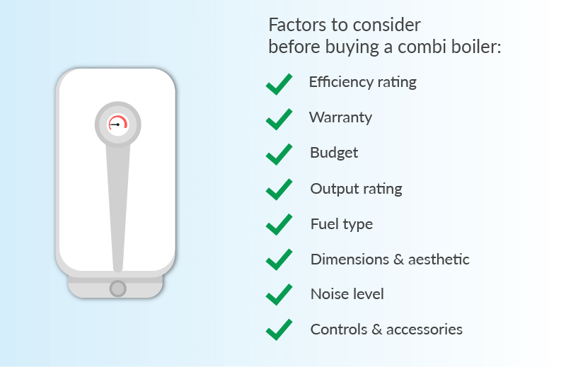 best combi boiler factors to consider