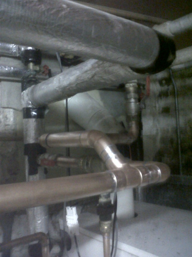 Oil Fired Boiler pipework by LWL Heating