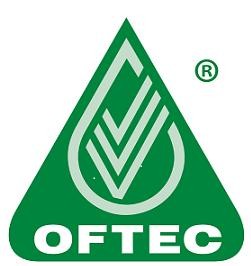 Our Oftec Logo which we proudly display showing that we are qualified to install & repair oil boilers