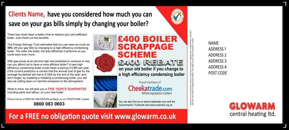£400 Boiler Scrappage Scheme
