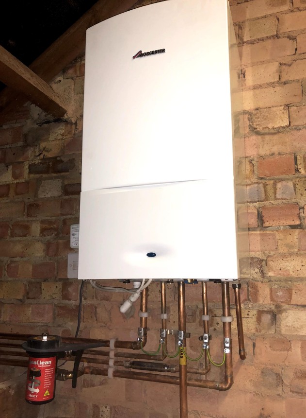 Worcester Bosch combi installation completed