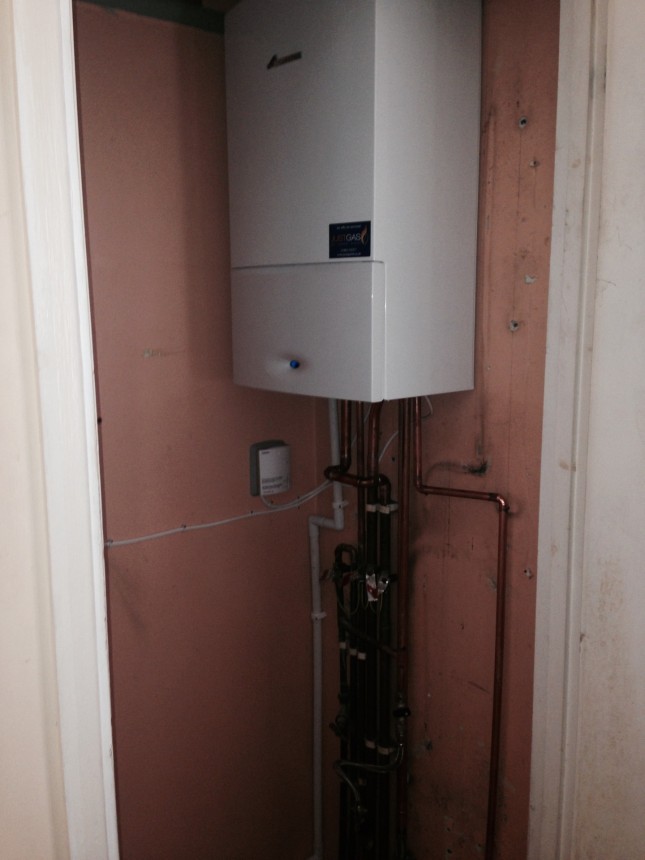 boiler installed in dartington