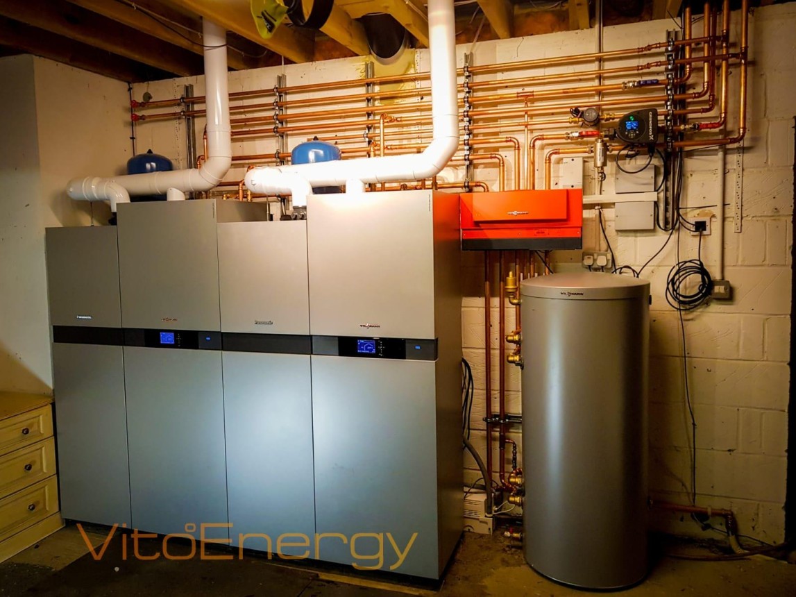 UK first and only cascaded Vitovalor Hydrogen fuel cell.