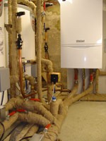 Vaillant system installed in a loft