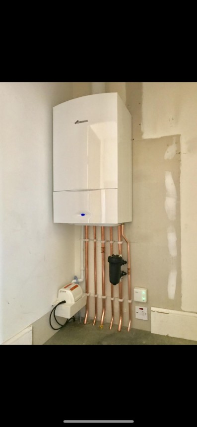 Worcester combi boiler installation with Hive thermostat