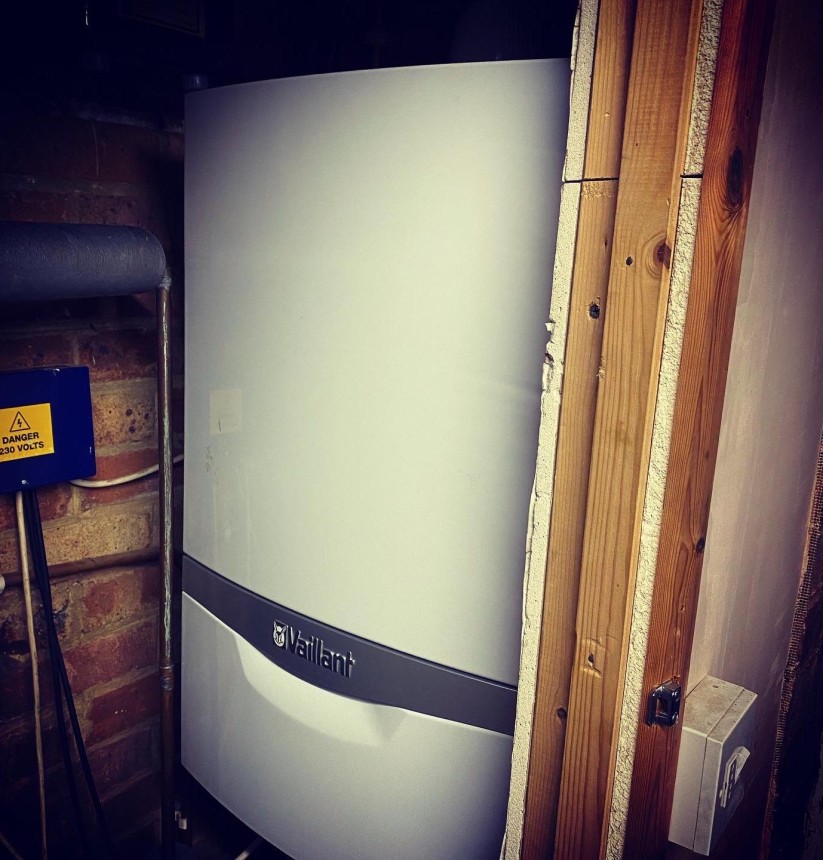 Vaillant with 10 year warranty.