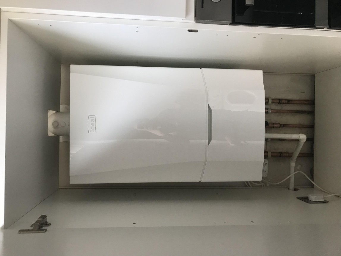 New boiler with 12 year warranty
