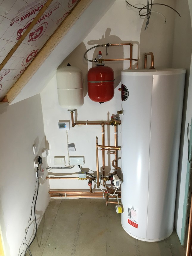 unvented cylinder in loft conversion