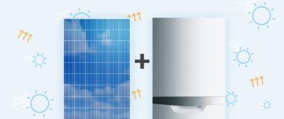 Solar Thermal Heating with a Boiler