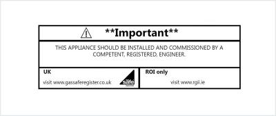 HHIC Reveal Gas Safety Label for Boiler Packaging