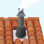 vertical flue