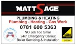 Matt Sage Plumbing Heating And Gas