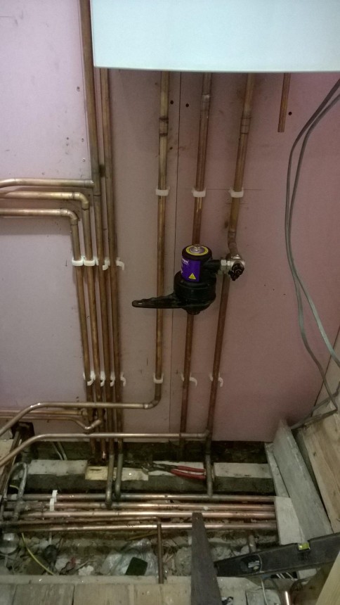 Install of full unvented hot water/heating system and boiler