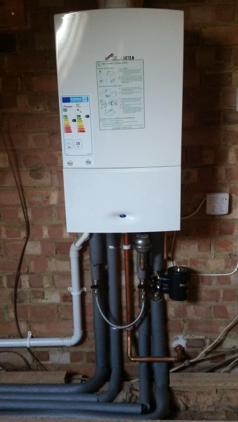 Worcester boiler installation