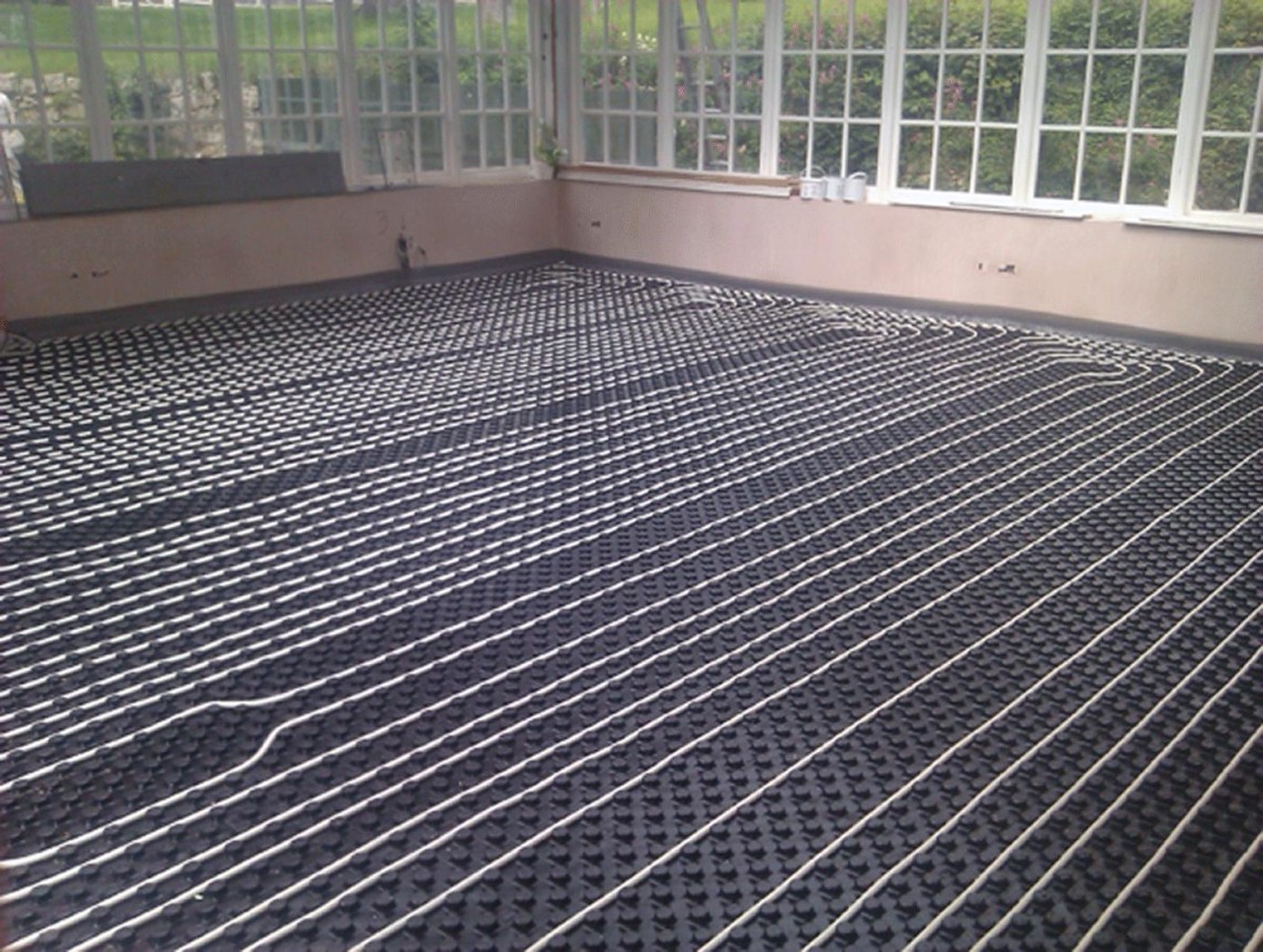 A large Underfloor Heating System installed the Vale Of Glamorgan