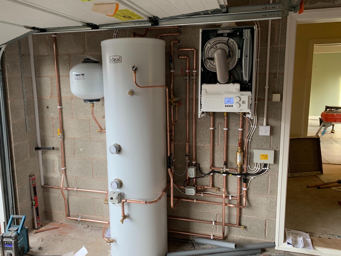 Boiler & cylinder replacement and move