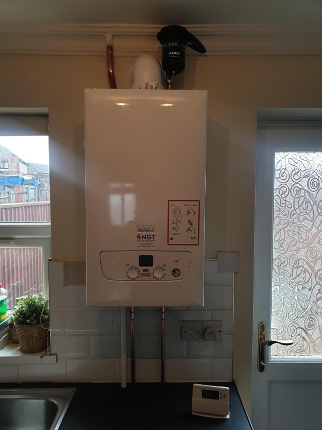 Boiler installations carried out by NGT Heating & Plumbing.