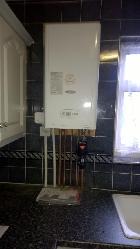 Budget straight swap boiler install for a landlords rental property