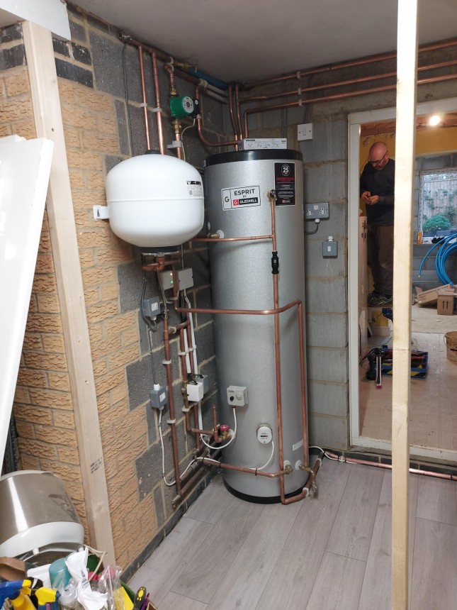 Unvented install with System boiler