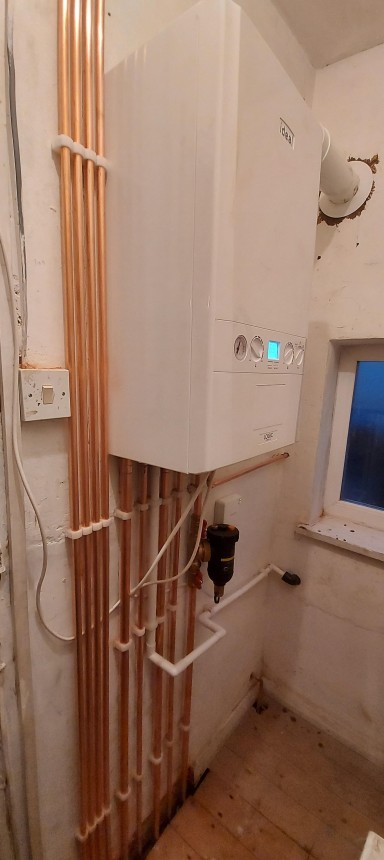 Full central heating installation